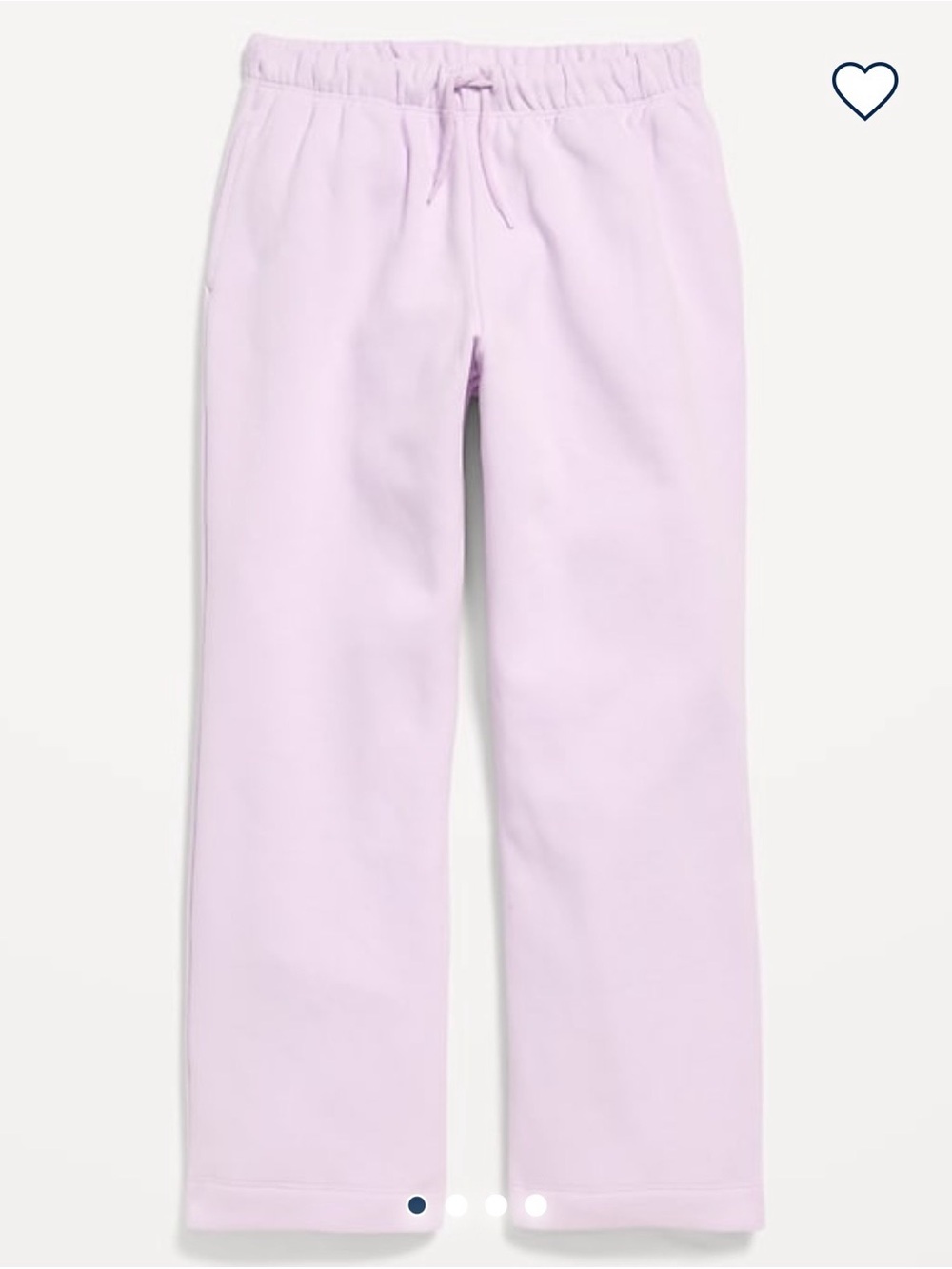 Girl’s Fleece High-Waisted Wide Leg Sweatpants